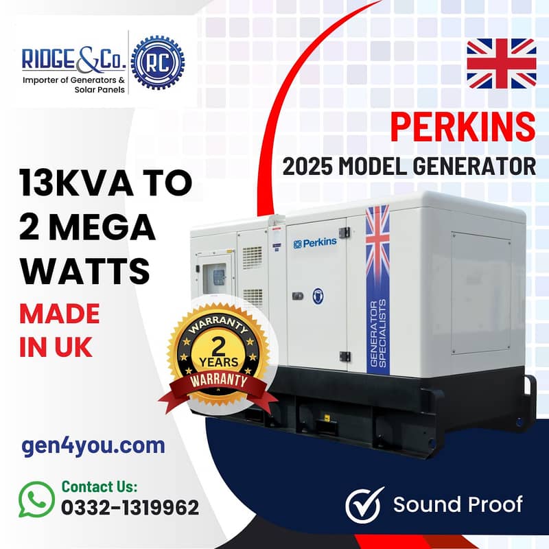 Cummins 6.5KVA, 8KVA, 9KVA Petrol & Gas Generators Soundproof. 2