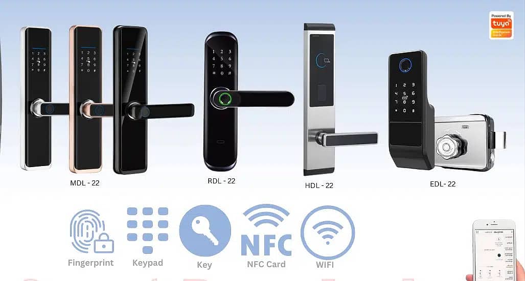 Smart Door Locks Main Gate Electric Door Lock TT Hotel Door Locks Tuya 0