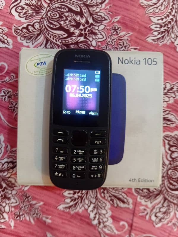 Nokia mobile with Box all ok one sim p. t. a proved scond sim block . 1