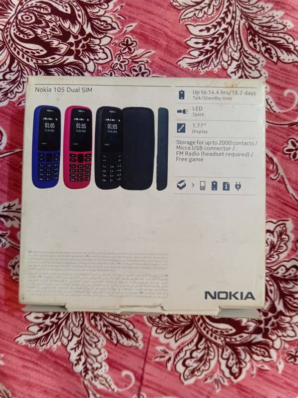 Nokia mobile with Box all ok one sim p. t. a proved scond sim block . 4