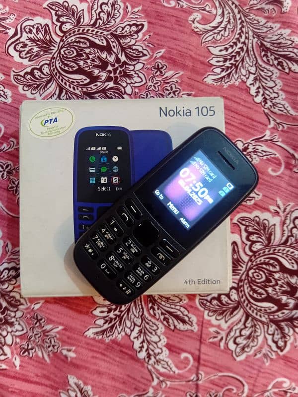 Nokia mobile with Box all ok one sim p. t. a proved scond sim block . 10