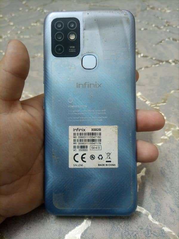Infinix Hot 10 with Box and case 3