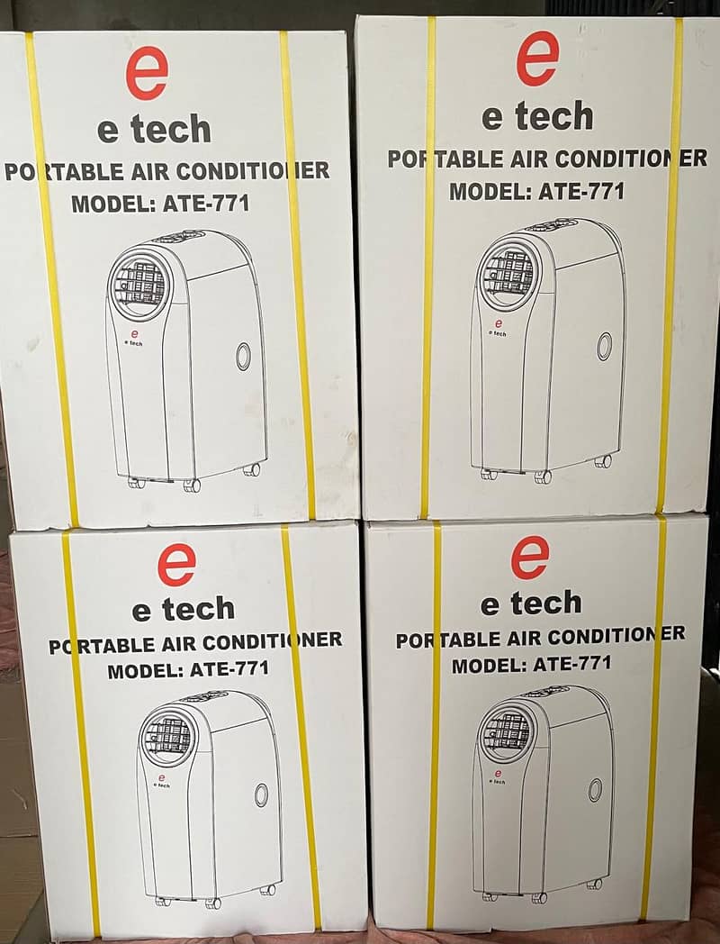 E-tech portable air conditioner ATE-771 0