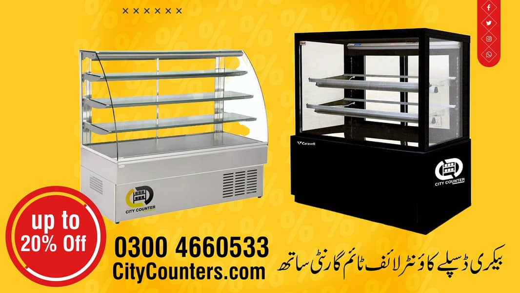 ice cream counter/display chiller/cake counter/bakery counter 0
