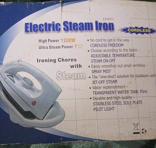 Cordless Steam Iron 1