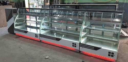 bakery display counter for sale / Sweet counter/ cake chillar 6
