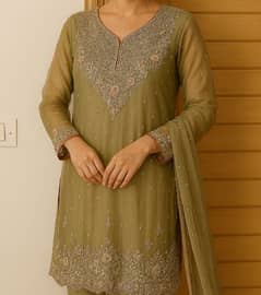 Olive green shirt