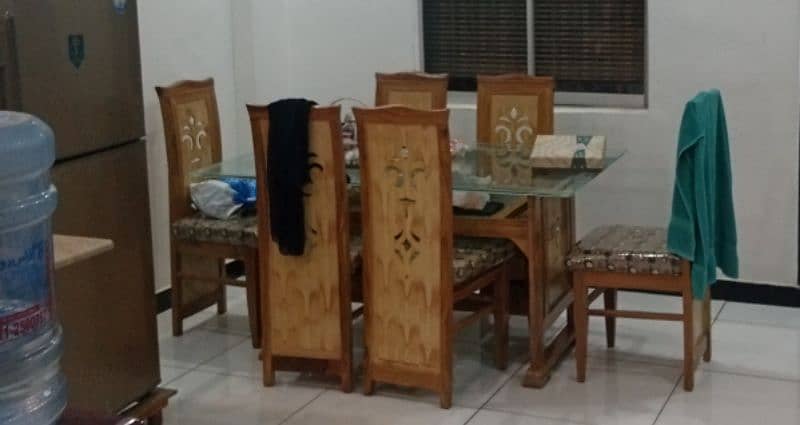 wooden dining table 1