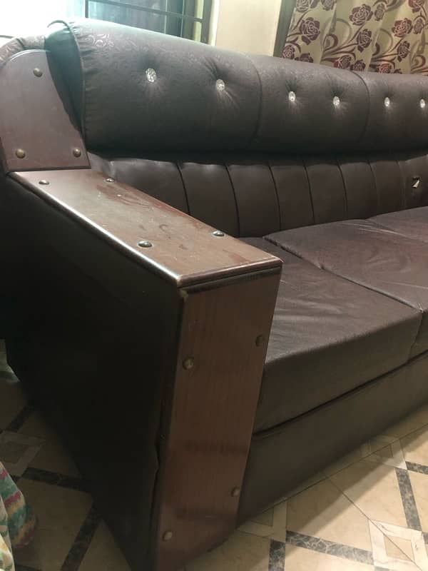 6 seater  leather sofa set 6