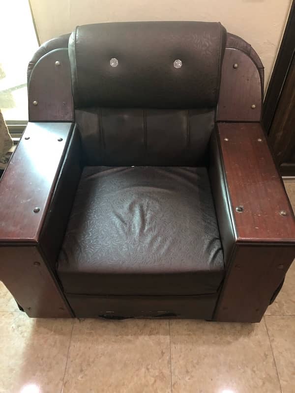 6 seater  leather sofa set 7