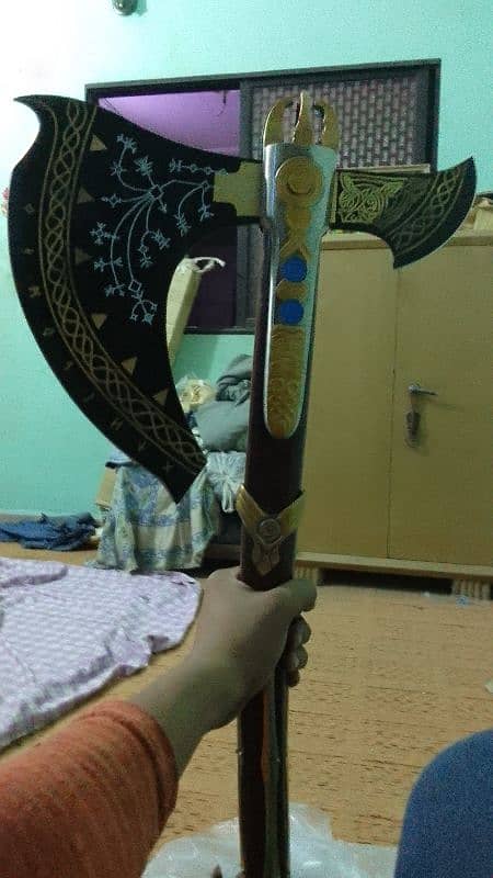 wooden handle pure steel axe handcrafted design and purely sharp 2