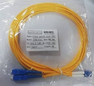 LC-SC Duplex Patch Cord 3-meter 0