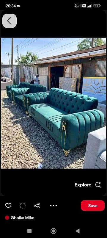 5 seater sofa sets with high quality 2