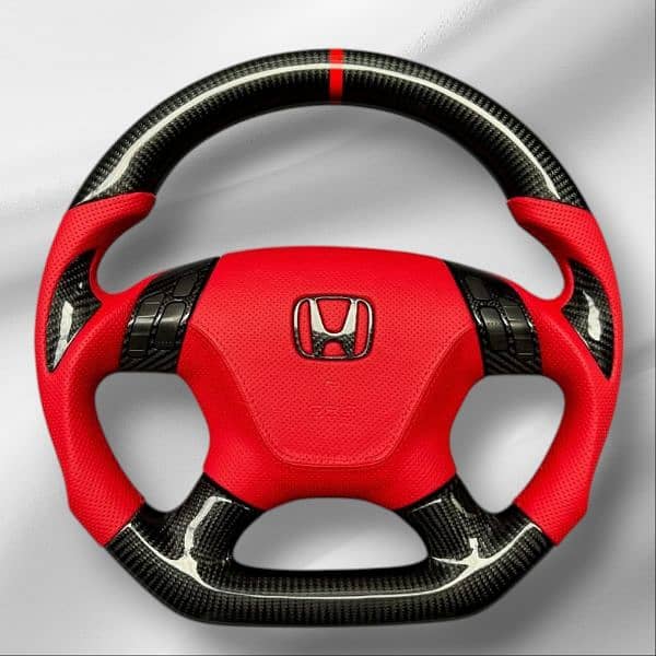 Honda Civic CF 2002-5  Carbon fiber steering 2
