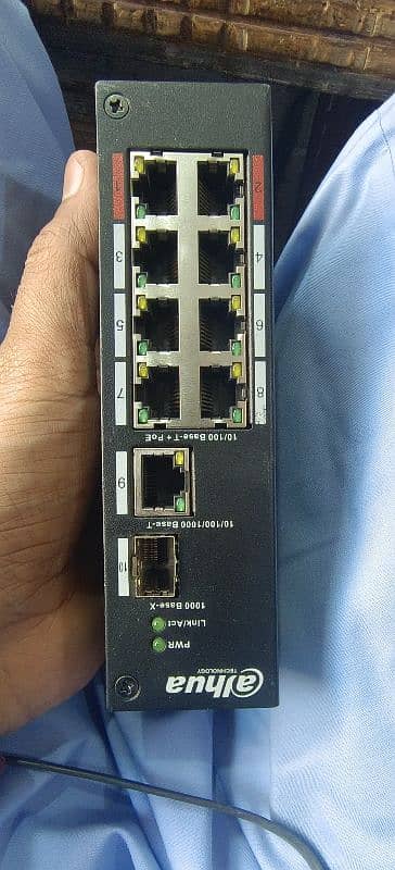 Dahua 8 Port PoE Switch gig 0