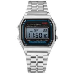 Fashionable Electronic Watch Wr F91 Steel Strap Harajuku Style Watch