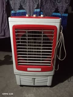 Air cooler with ice bottle