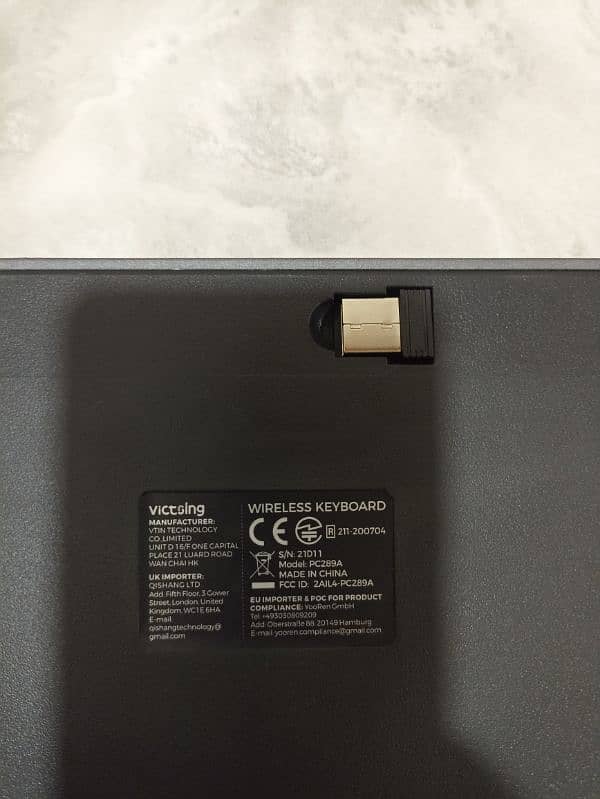 Wireless rechargeable Keyboard 11