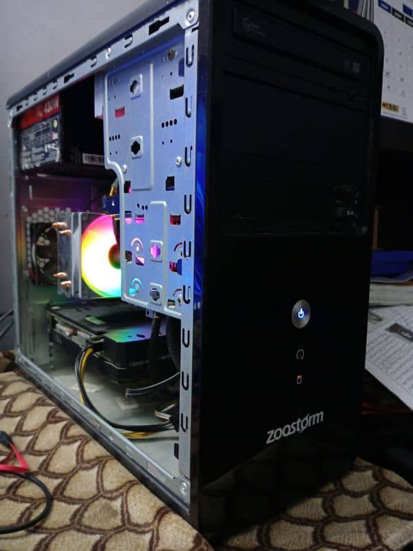 I7 ,8gb DDR5 graphic card Rx 580 16gb ram ssd hdd 0