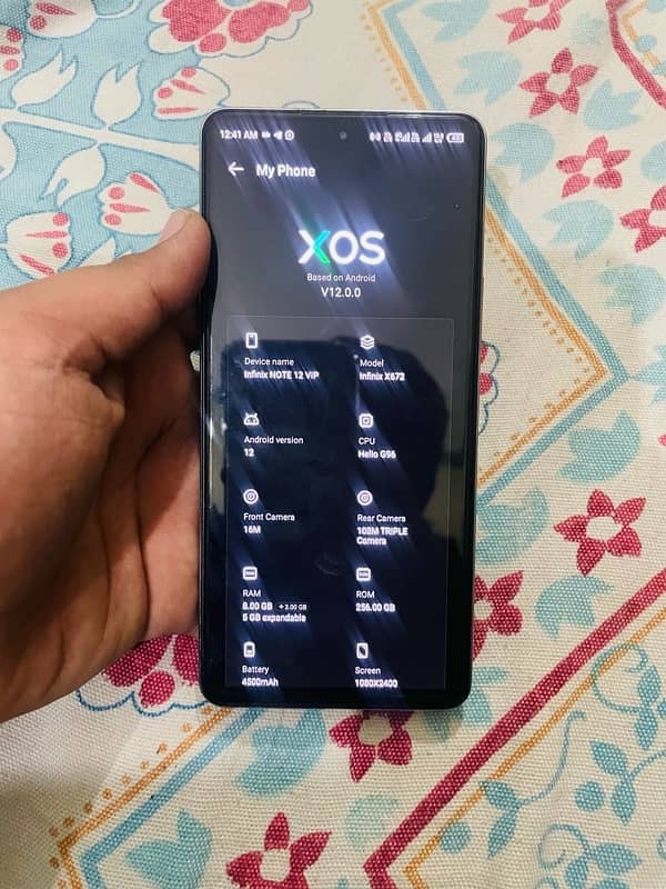 Infinix Note 12 vip 8+5/256 LUSH condition No any fault 03392608091 8