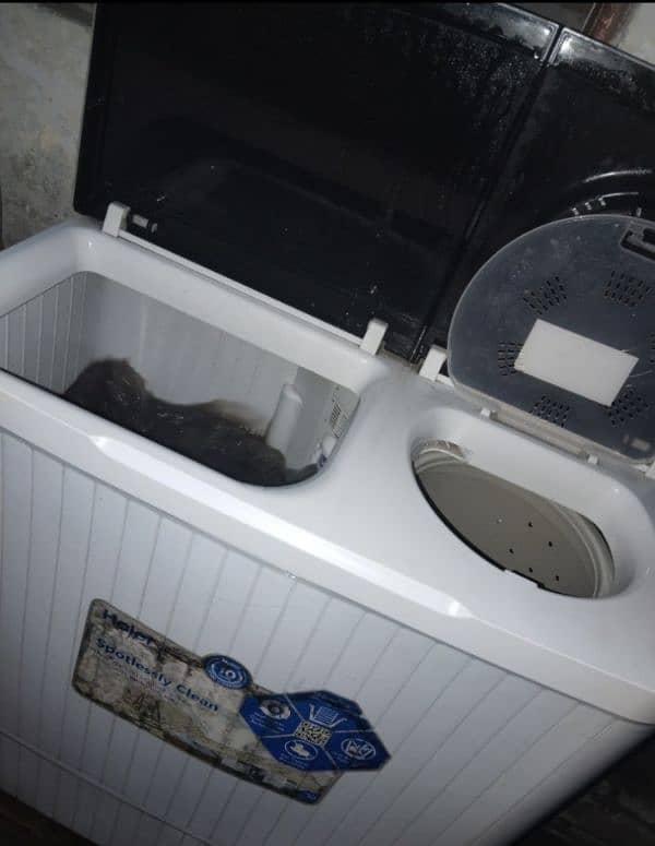 Haier 10 kg manual washing used machine with  no fault 4