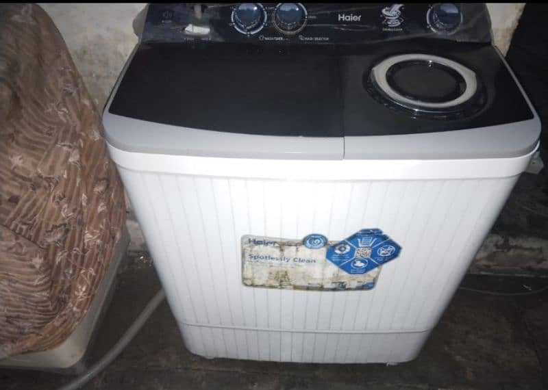 Haier 10 kg manual washing used machine with  no fault 5