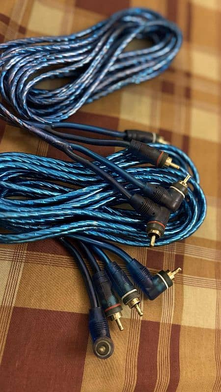 OFC High Grade  audio video Rca cable for woofer amplifier speakers 1
