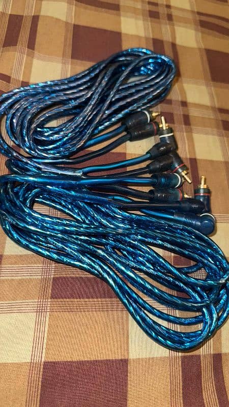 OFC High Grade  audio video Rca cable for woofer amplifier speakers 3