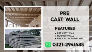 DR. crete Precast boundry Wall / 03212941485