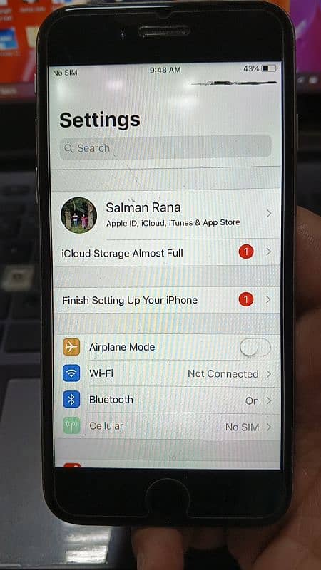 Iphone 6 Silver 128 Gb Factory Unlocked PTA approved only kit 9