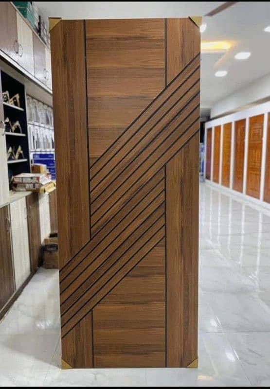 Solid Wooden Door-Semi Solid-Ash Mdf/Malaysian/Ash/Melamine/Fiber Door 0