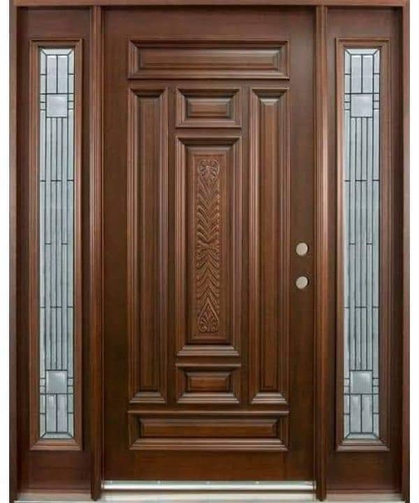 Solid Wooden Door-Semi Solid-Ash Mdf/Malaysian/Ash/Melamine/Fiber Door 1