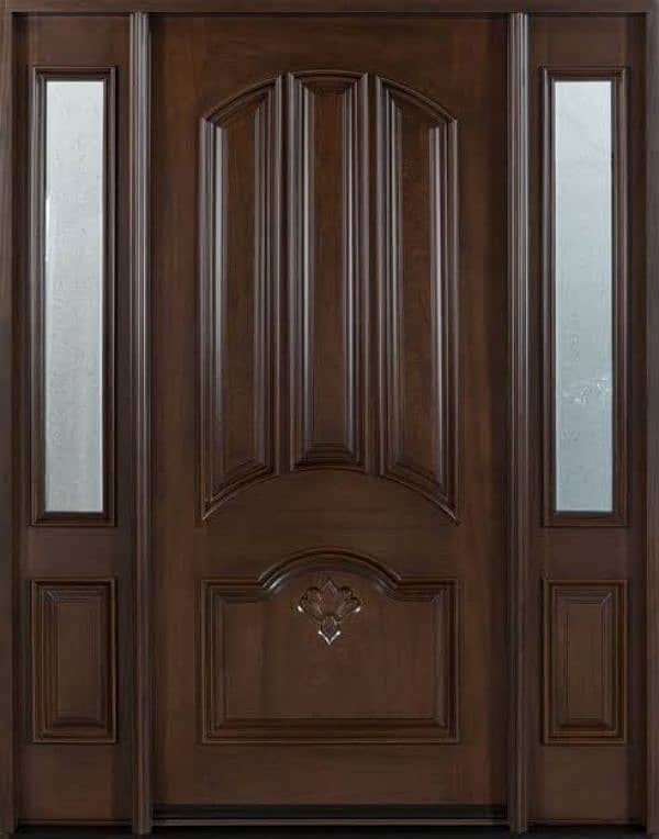 Solid Wooden Door-Semi Solid-Ash Mdf/Malaysian/Ash/Melamine/Fiber Door 3