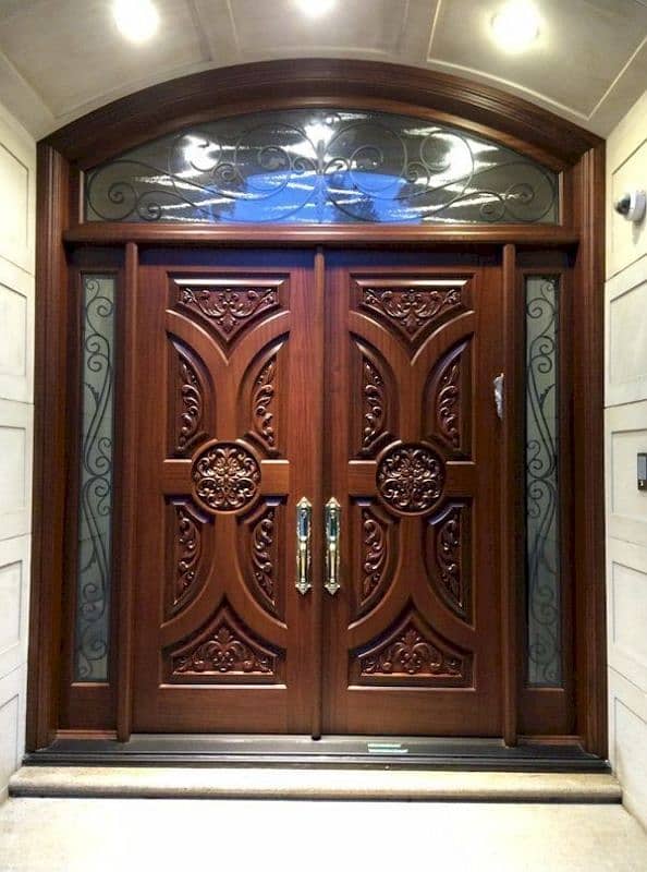 Solid Wooden Door-Semi Solid-Ash Mdf/Malaysian/Ash/Melamine/Fiber Door 5
