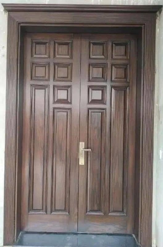 Solid Wooden Door-Semi Solid-Ash Mdf/Malaysian/Ash/Melamine/Fiber Door 8