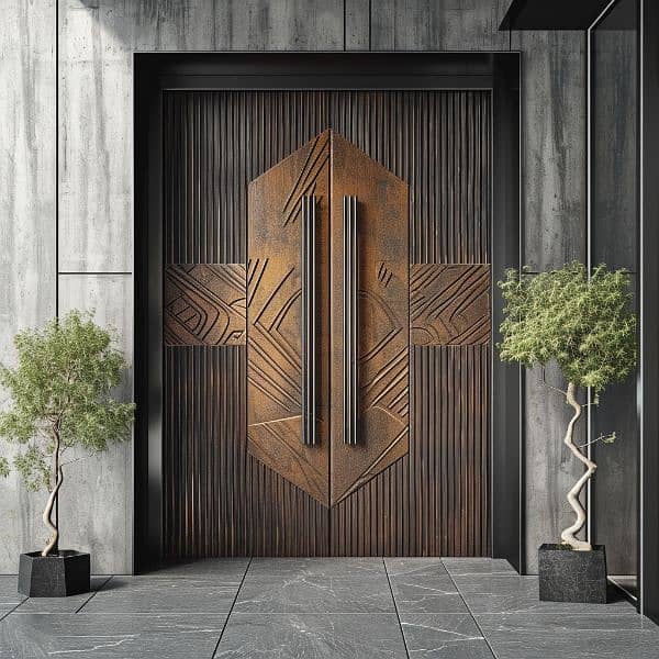 Solid Wooden Door-Semi Solid-Ash Mdf/Malaysian/Ash/Melamine/Fiber Door 11