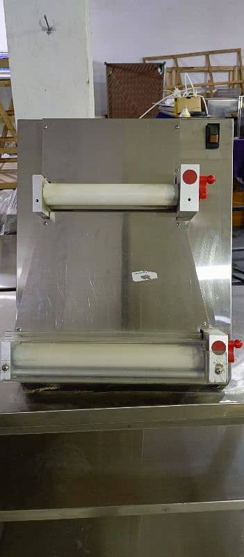 imported pizza dough roller stainless steel  , dough mixer, prep table 1