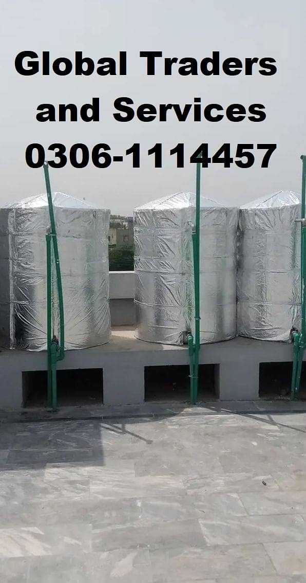Roof Waterproofing | Water tank jacket | water tank Cleaning 0