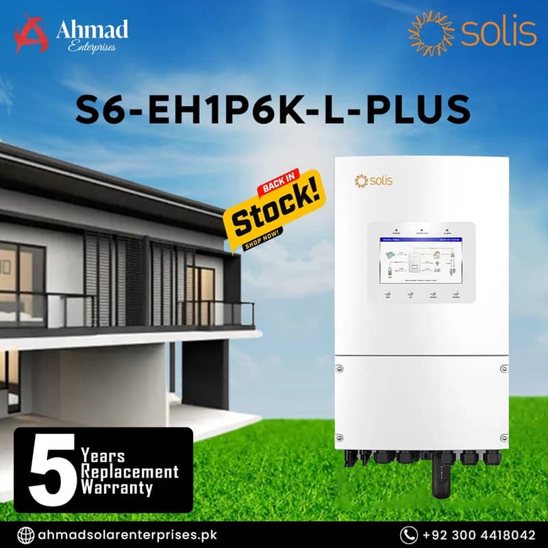 Solis inverter LCD|6KW/8KW Hybrid Inverters|Solar Inverter| Low Price 0