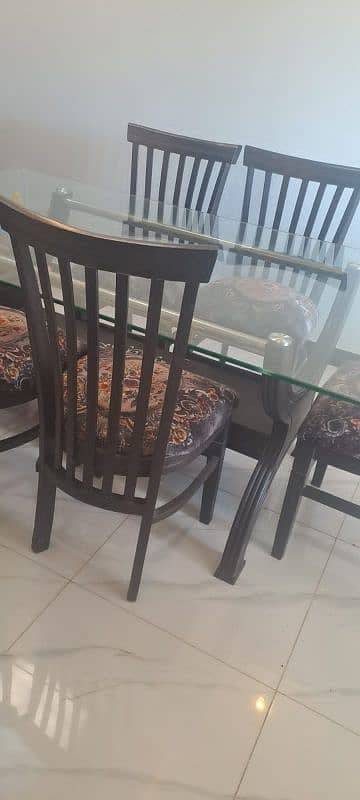 Dining table/6 seater dining table/glass dining table 0