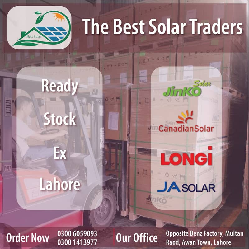 canadian panels/Longi/JA solar/Jinko/astronergy N type bifacial 0