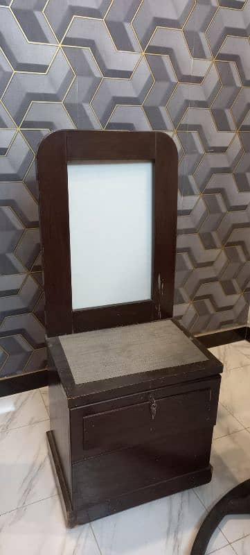 bed with side tables for sale (need polish otherwise new) 6