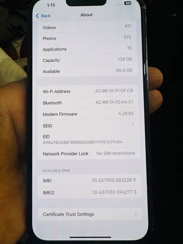 iPhone 13 Pro Max non pta screen change 8