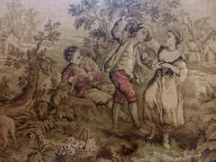 Large Size Classic French Embroidery Tapestry Art Painting
