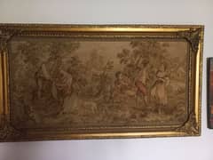 Large Size Classic French Embroidery Tapestry Art Painting