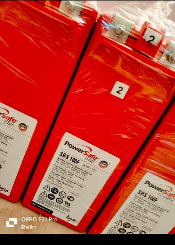 PowerSafe SBS 12V 100ah Dry battery 1