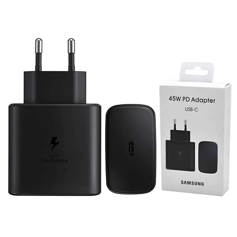 SAMSUNG 45W US PIN PD SUPER FAST CHARGER , uk pin , eu pin 2