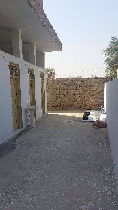 A new building house available for rent in Taunsa Sharif 3