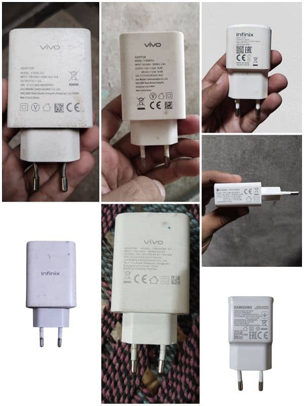 vivo, oppo, Tecno, Infinix, Samsung box pulled fast charger adapter 0
