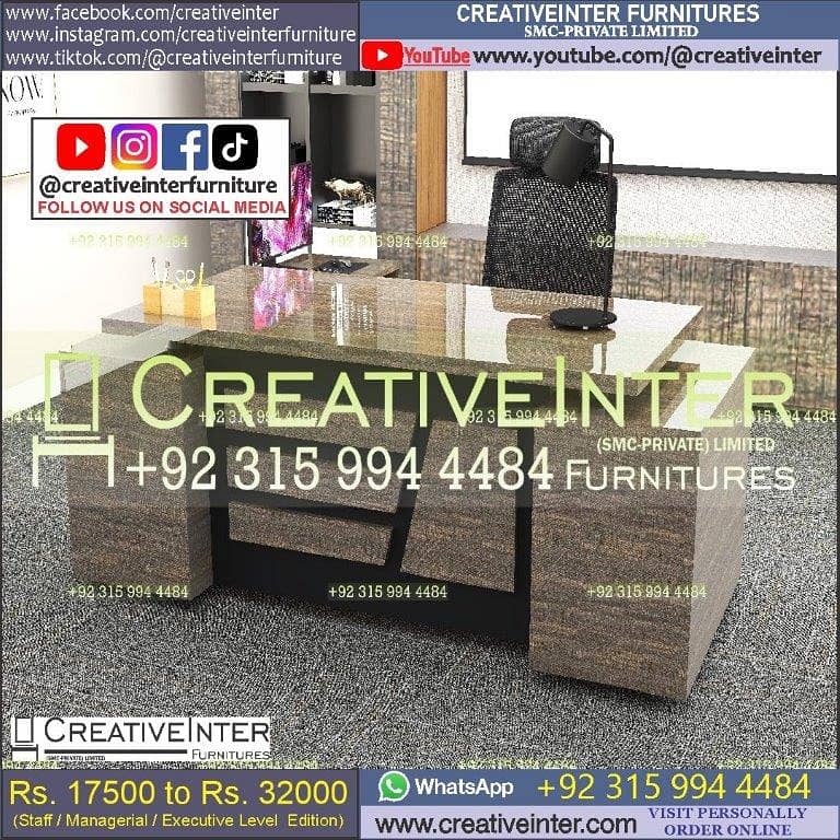 Office Table Workstation Gaming Desk Study Computer Chair Working Hom 1